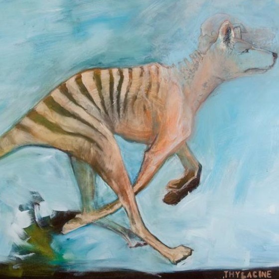 extinct tasmanian tiger