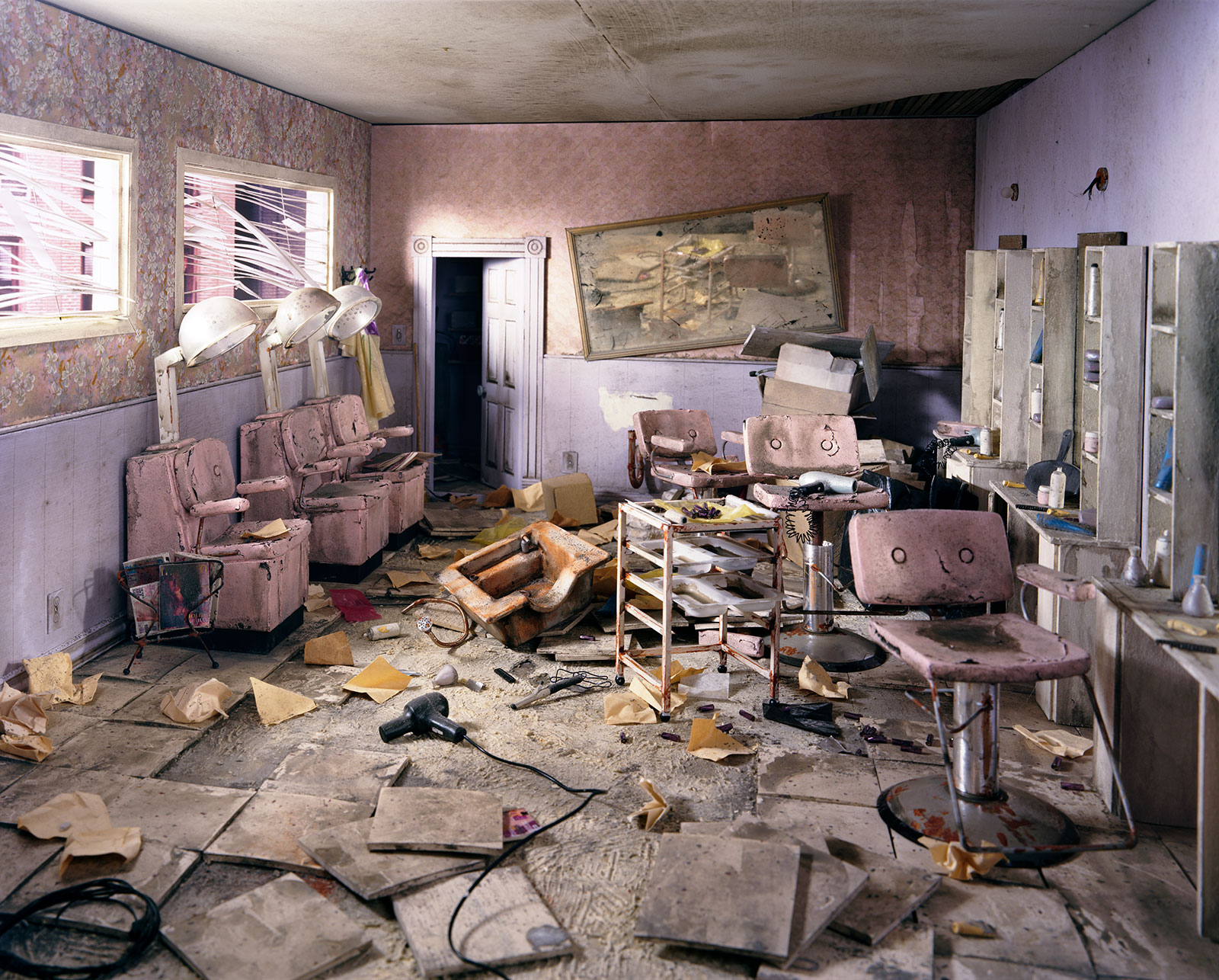 abandoned beauty parlor
