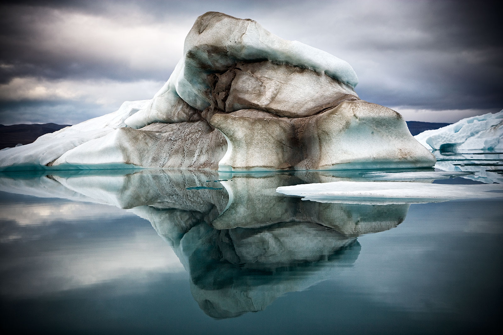 iceberg with reflection