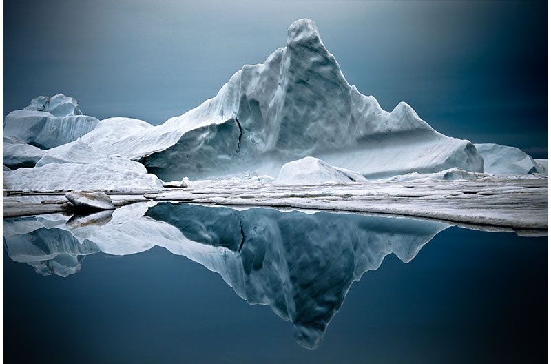 iceberg with reflection