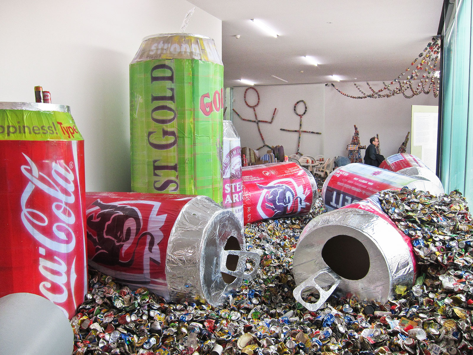 deluge of aluminum cans