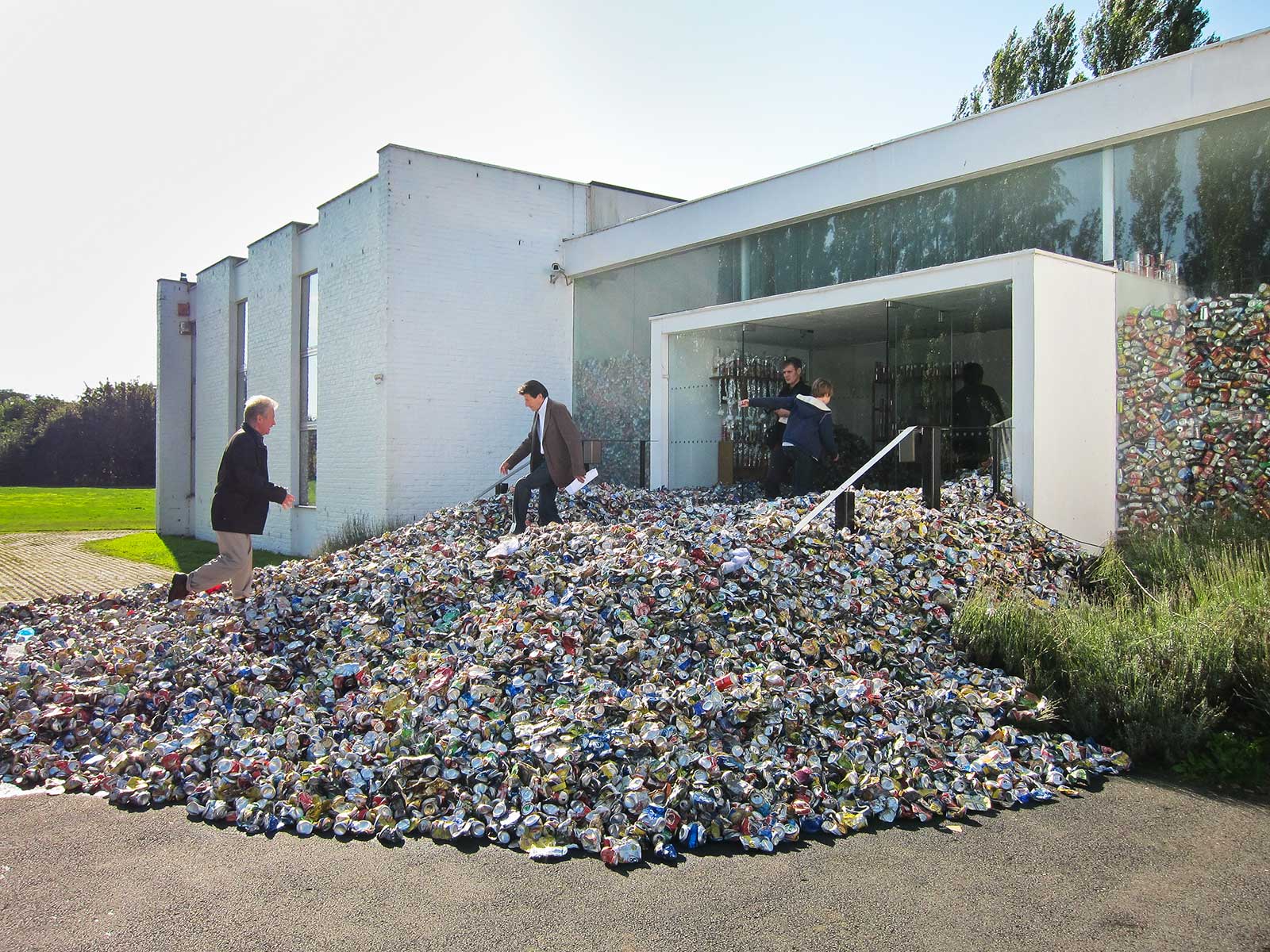 deluge of aluminum cans