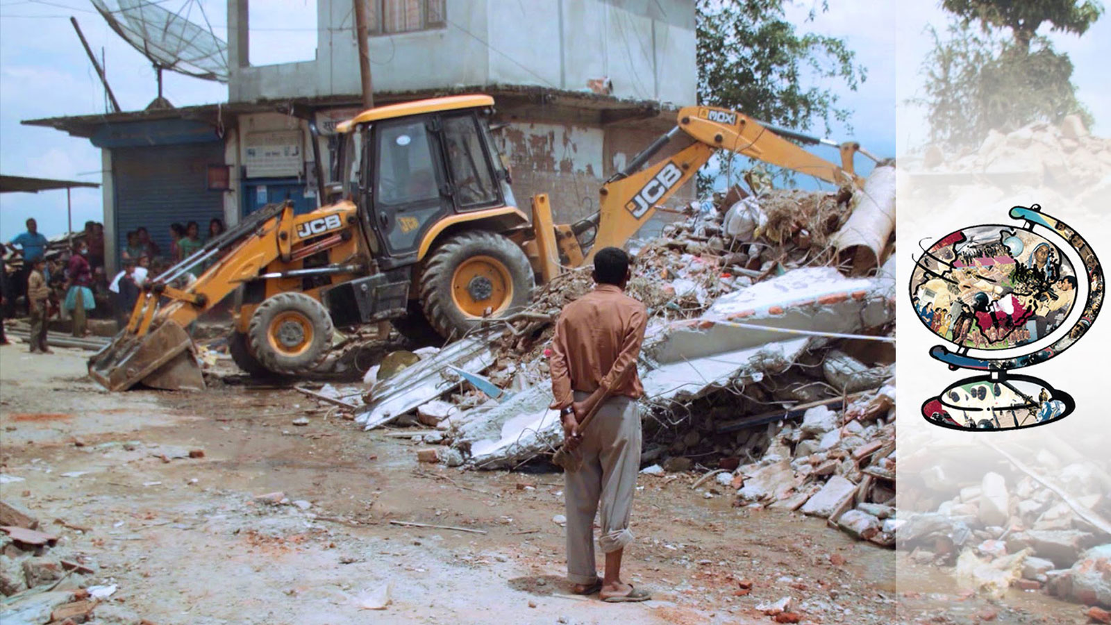 Earthquake damage in Nepal