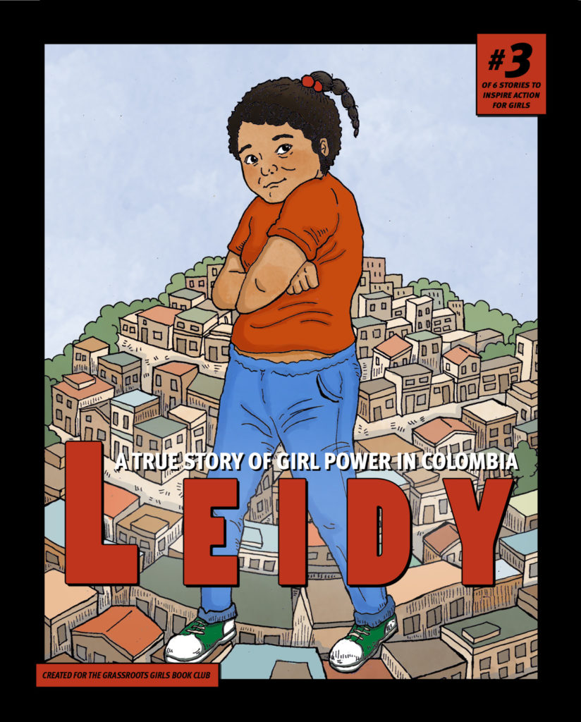 graphic novel cover with girl from Columbia